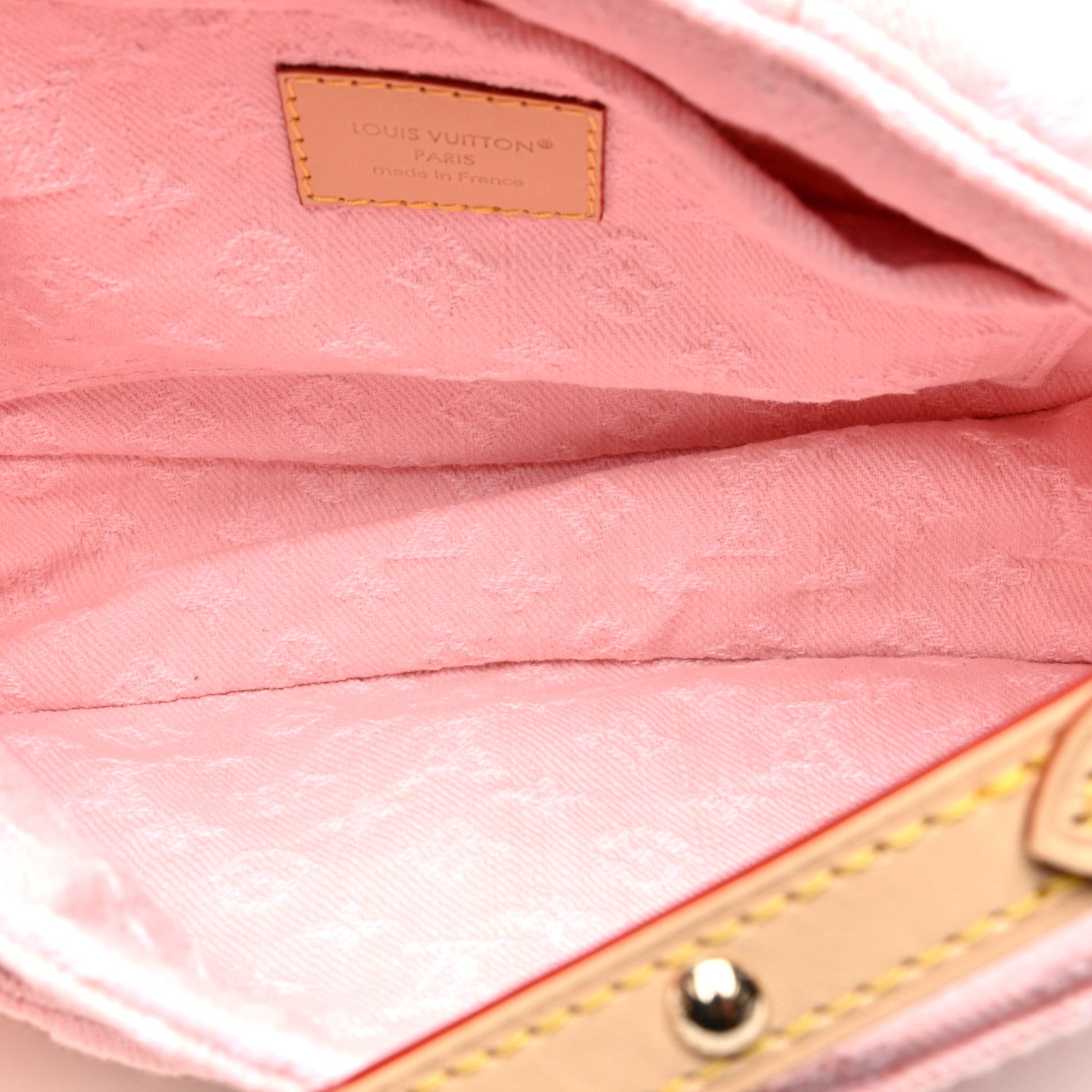 Louis Vuitton Monogram Denim Sunset Washed Pink 5 of 10