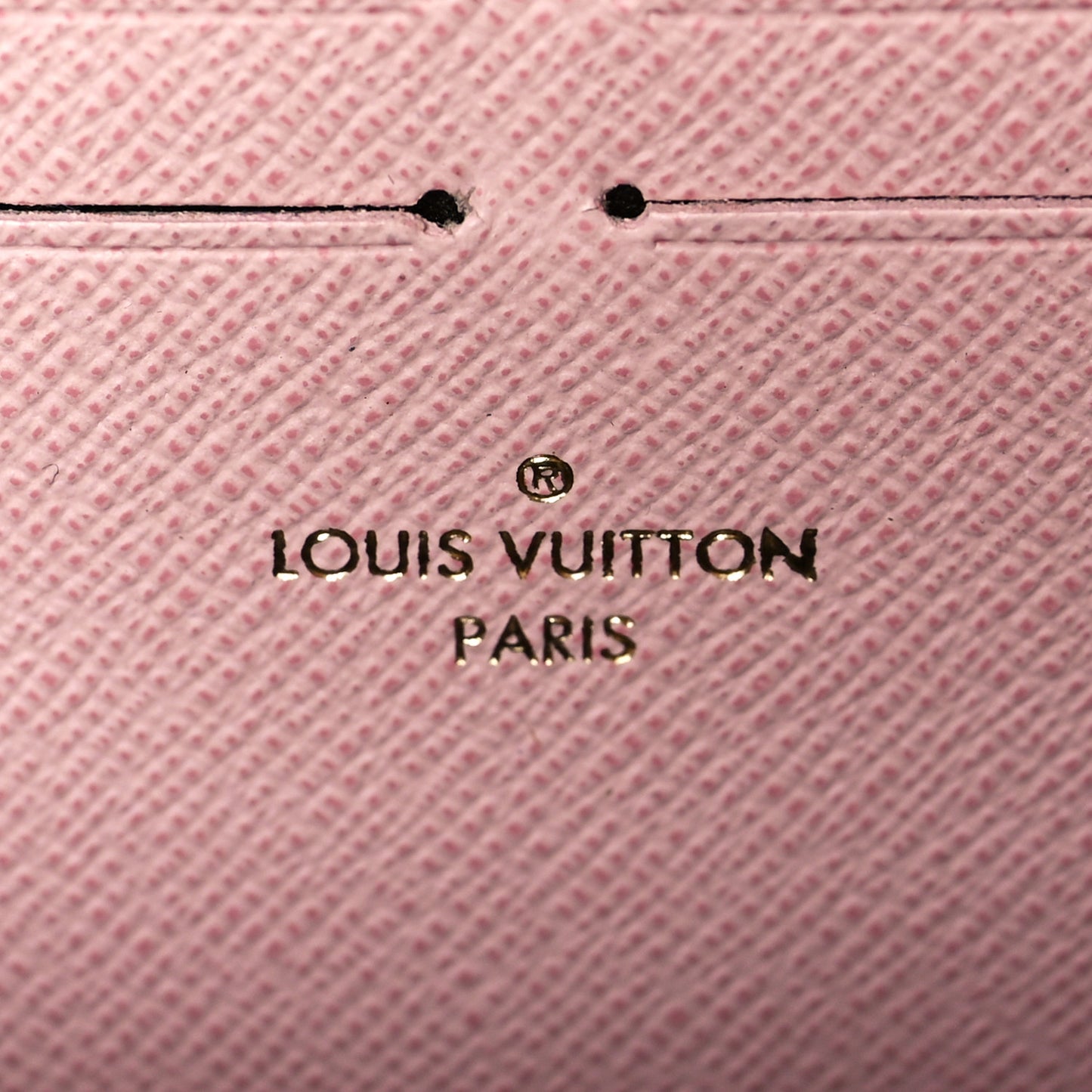Monogram Clemence Wallet Rose Ballerine