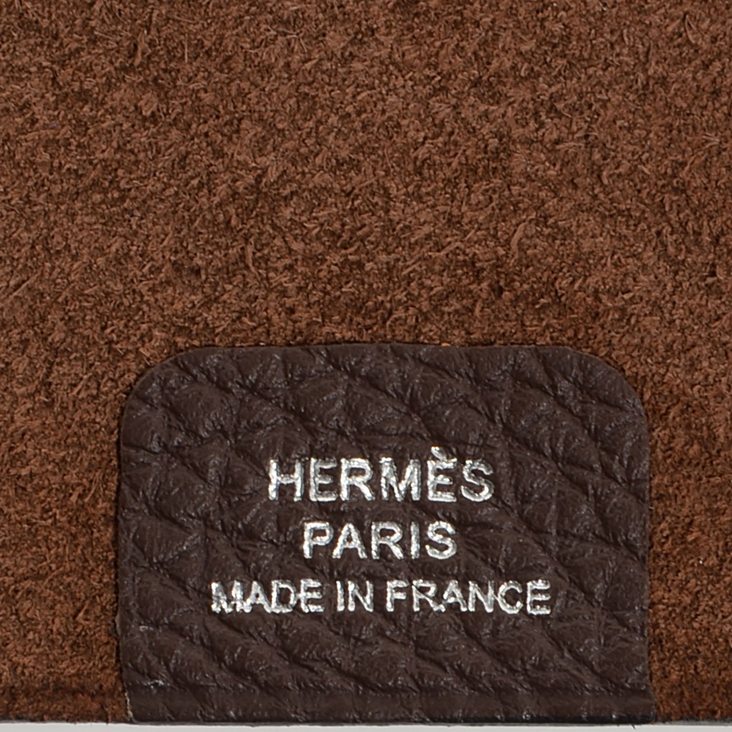 Hermes Togo Ulysse GM Notebook Cover Chocolate 8 of 11