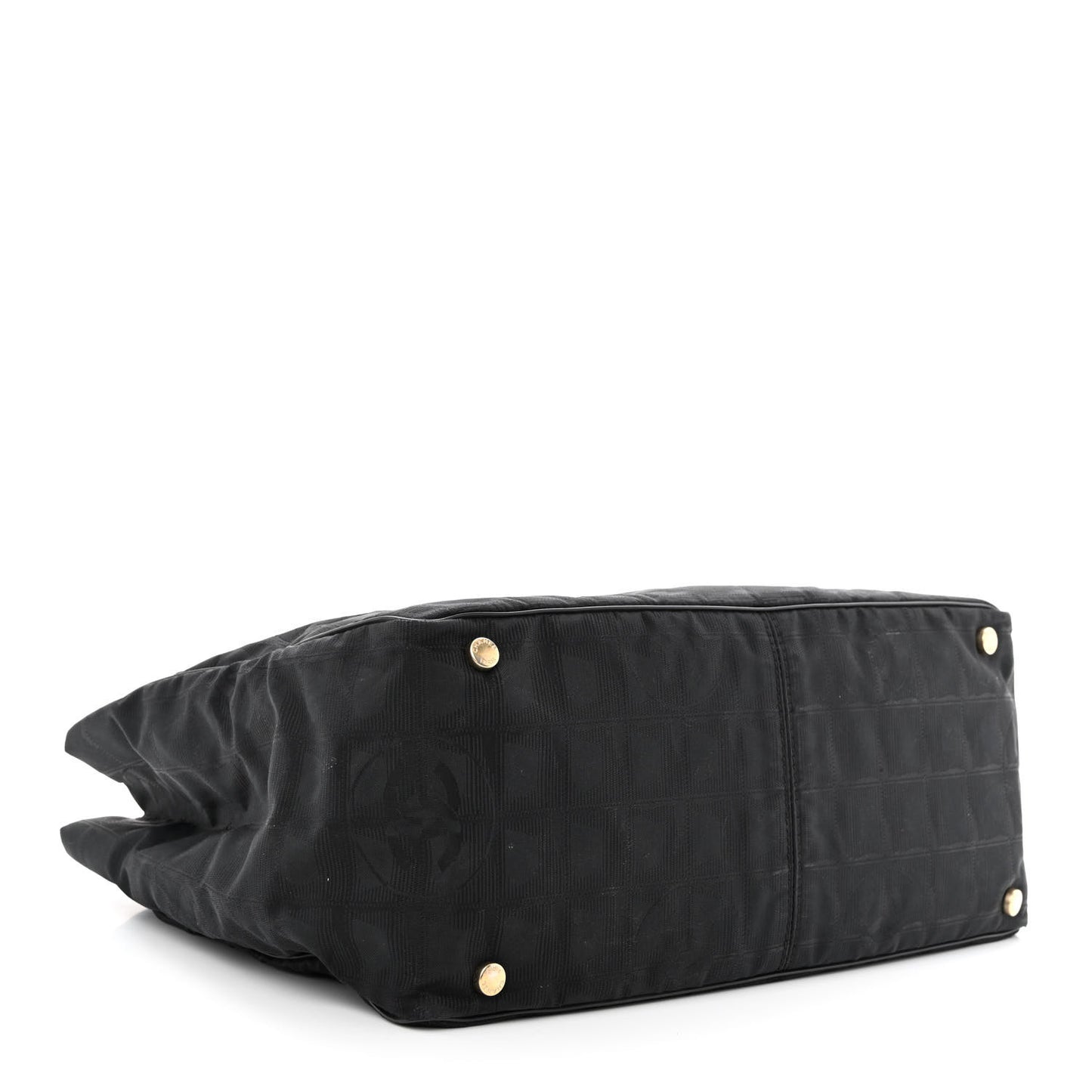 Nylon Medium Travel Tote Black