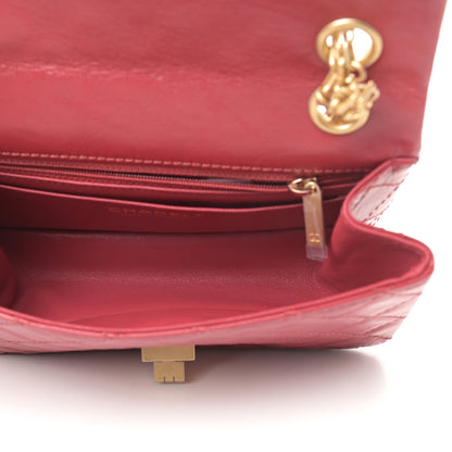 Chanel Aged Calfskin Quilted 2.55 Reissue Mini Flap Red 5 of 13