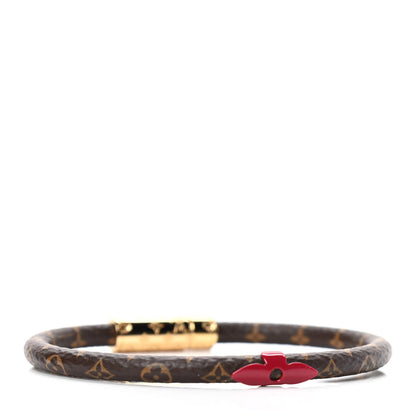 Louis Vuitton Monogram Confidential Bracelet 19 Red 2 of 2