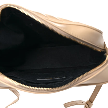 Saint Laurent Calfskin Matelasse Monogram Lou Camera Bag Nude Powder 5 of 11