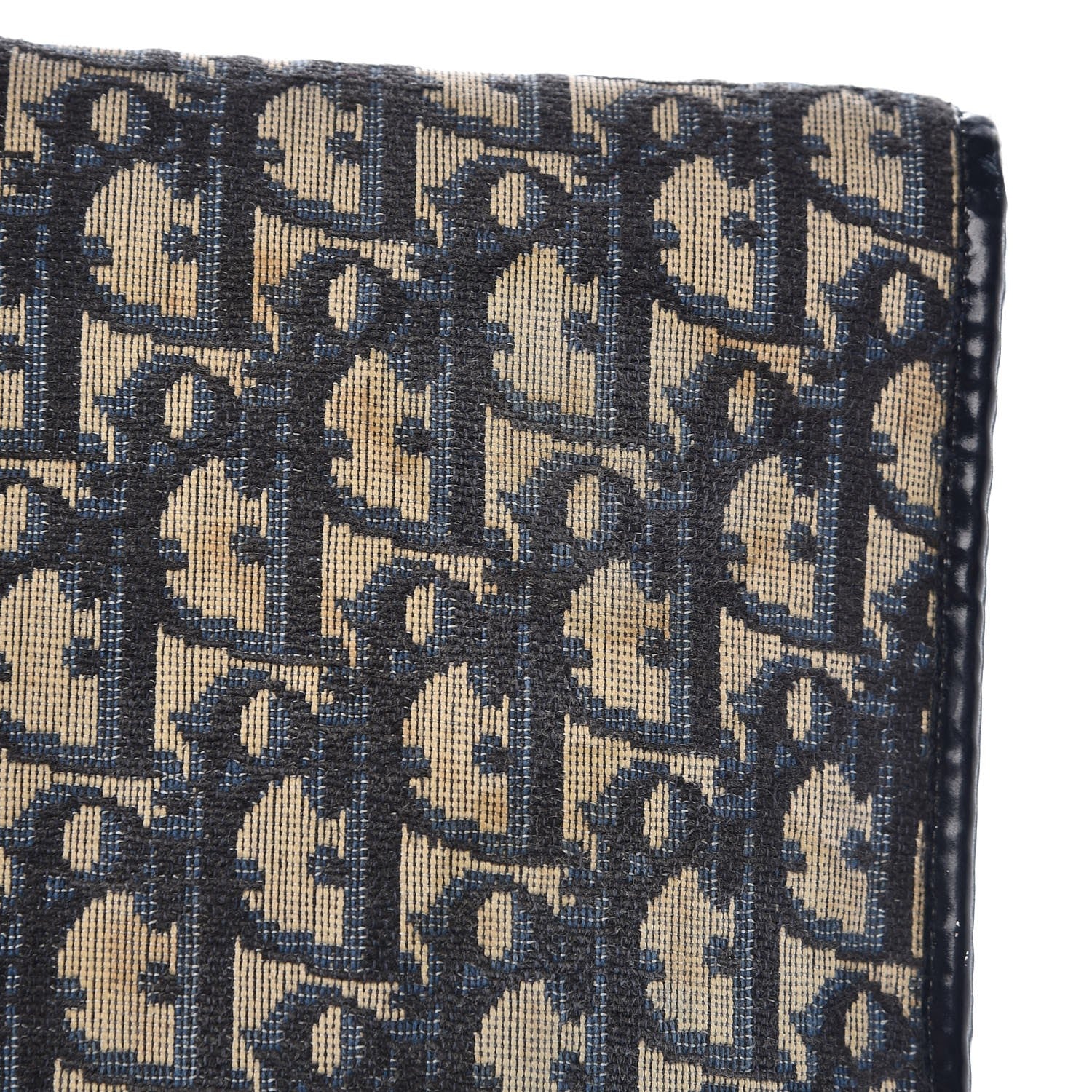 Christian Dior Monogram Fold Over Clutch Blue 15 of 15