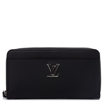 Louis Vuitton Calfskin Zippy Lockme Wallet Black 1 of 8