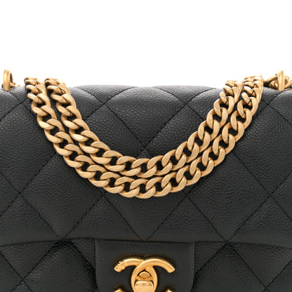 Chanel Caviar Quilted Mini Sweetheart Rectangular Flap Black 8 of 11