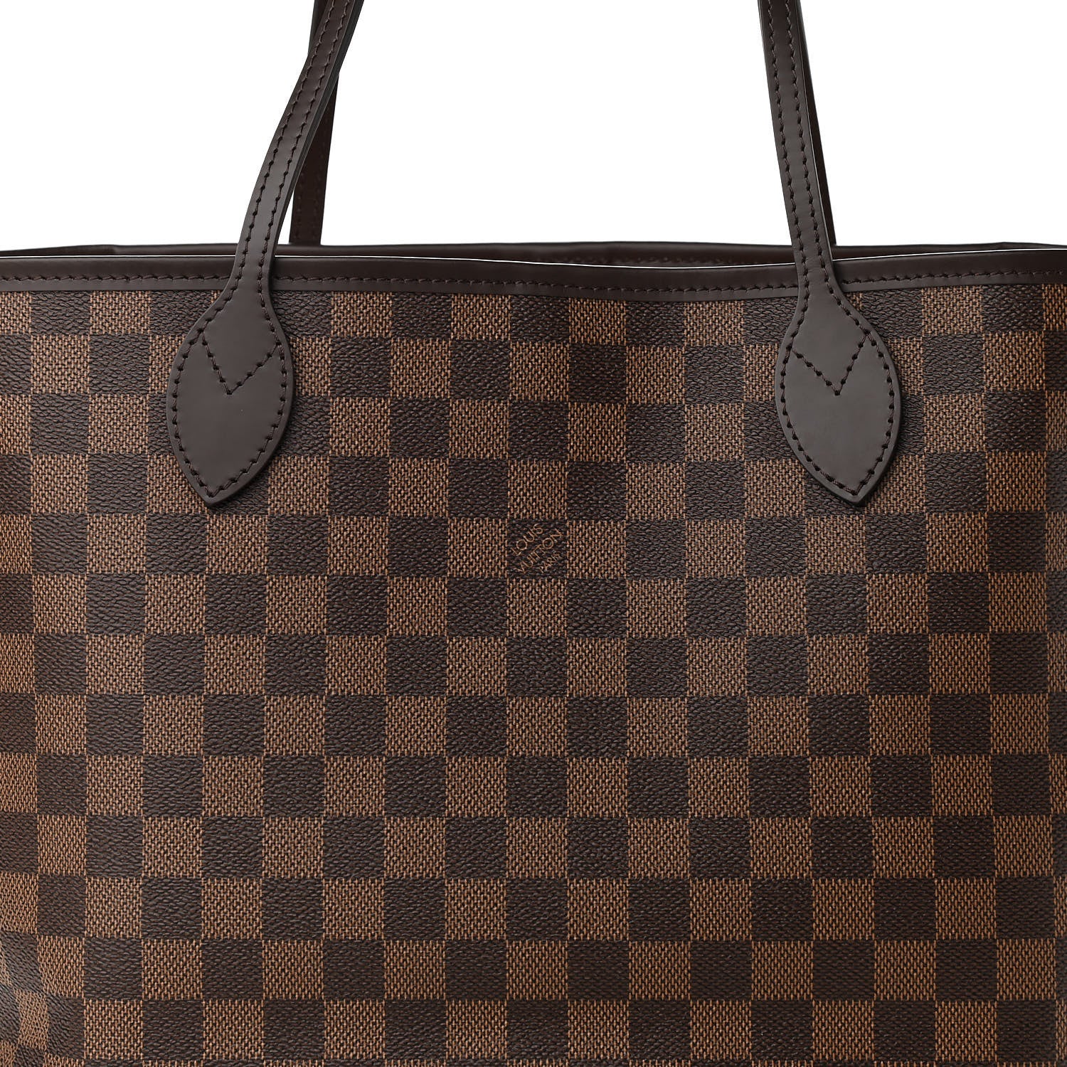 Louis Vuitton Damier Ebene Neo Neverfull MM Rose Ballerine 8 of 10