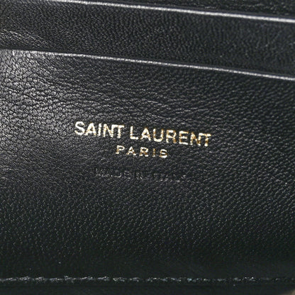 Saint Laurent Grain De Poudre Matelasse Monogram Mini Lou Camera Bag Black 6 of 10