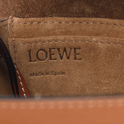 Loewe Grained Calfskin Mini Gate Crossbody Bag Caramel Pecan 7 of 10