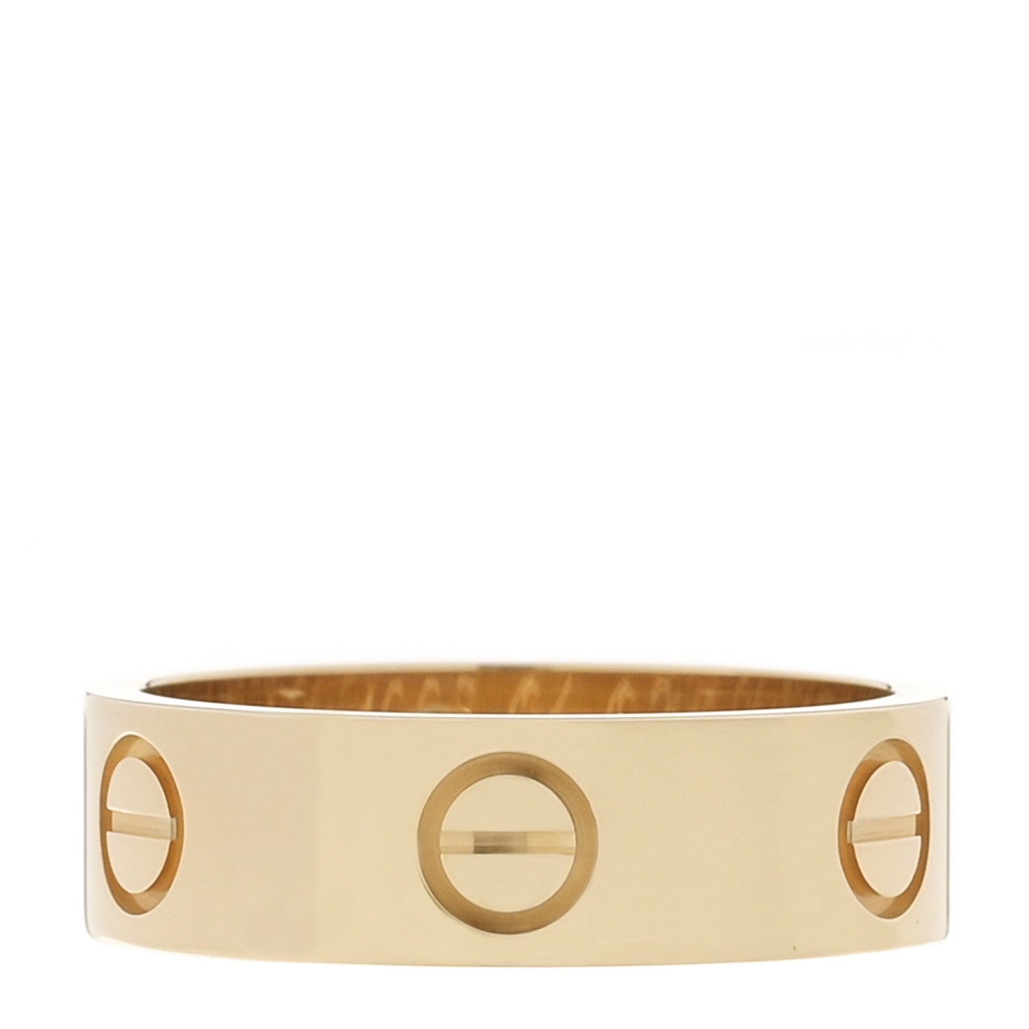 Cartier 18K Yellow Gold 5.5mm LOVE Ring 52 6 1 of 5