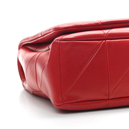 Saint Laurent Lambskin Patchwork Monogram Large Jamie Red 18 of 25