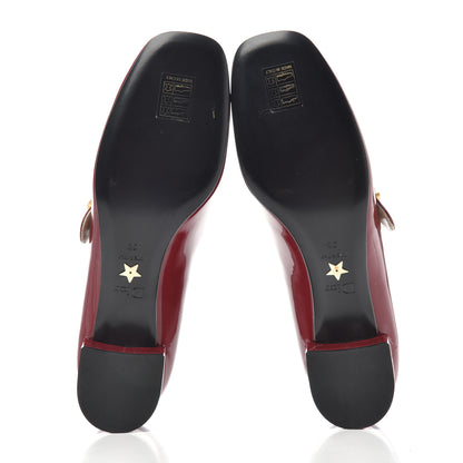 Christian Dior Patent Baby-D Ballet Pumps 38 Scarlet 6 of 11