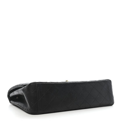 Chanel Lambskin Quilted Maxi Single Flap Black 4 of 10