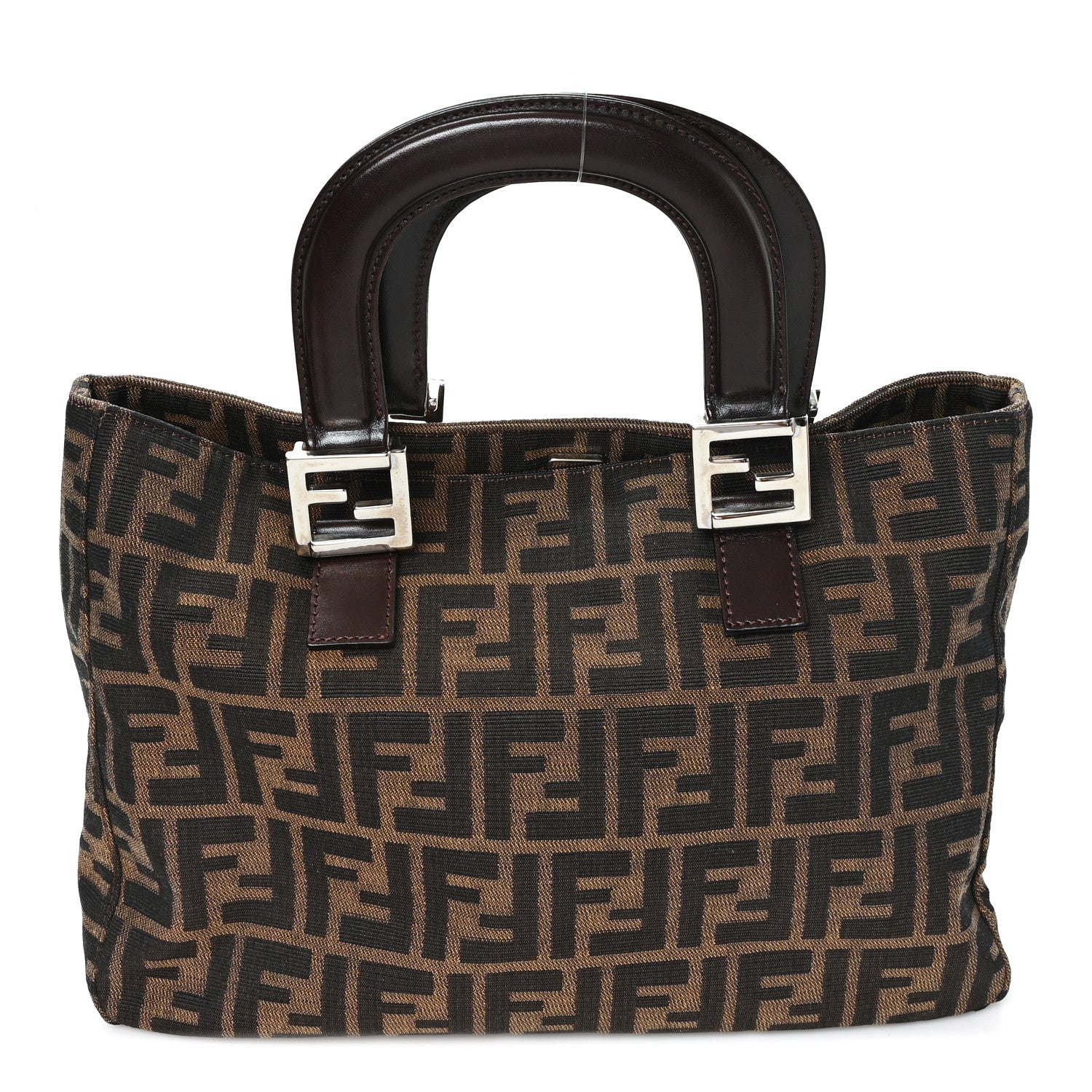 Fendi Zucca Small Holdall Tote Tobacco 1 of 9