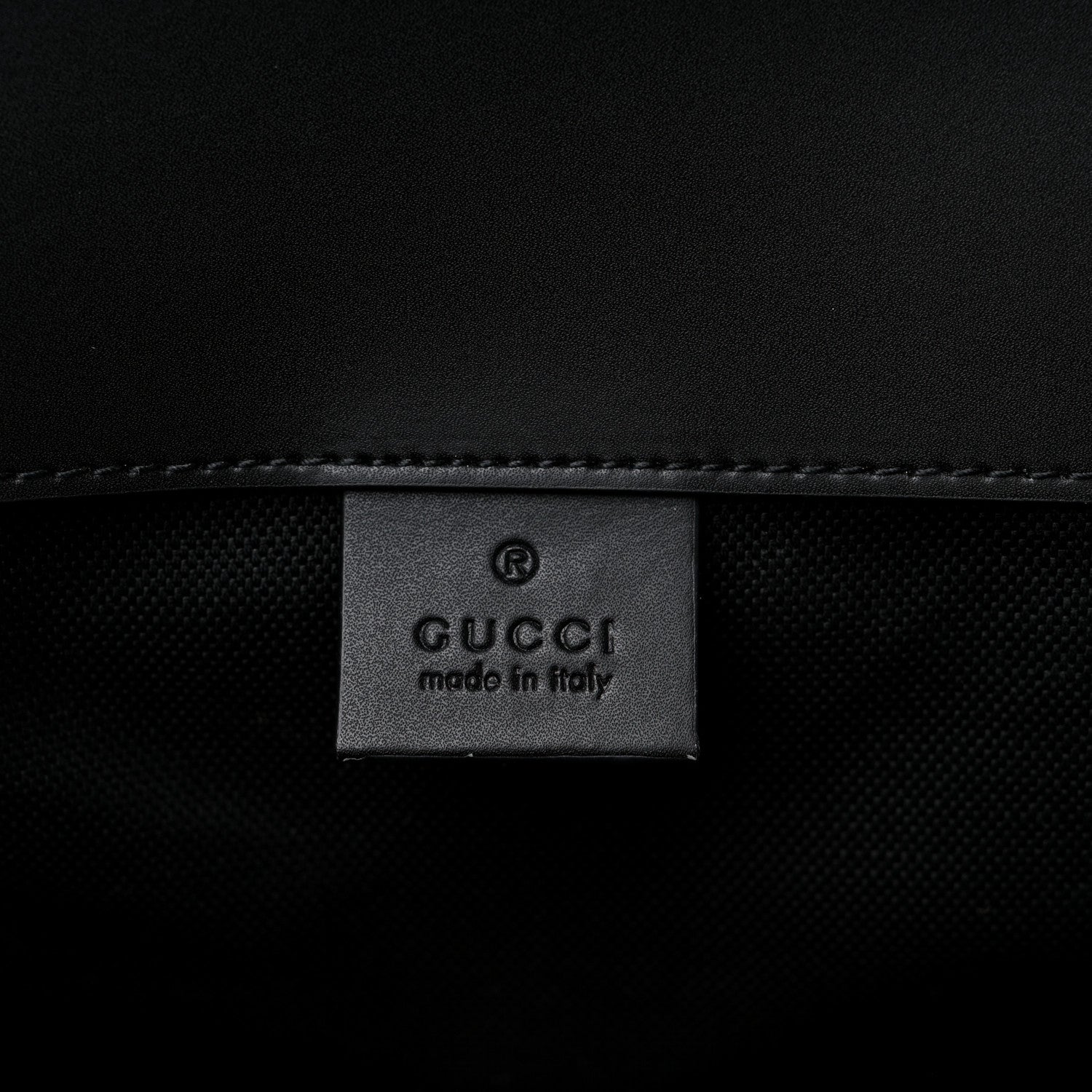 Gucci Soft GG Supreme Monogram Appia Calfskin Web Double Buckle Backpack Black 6 of 11