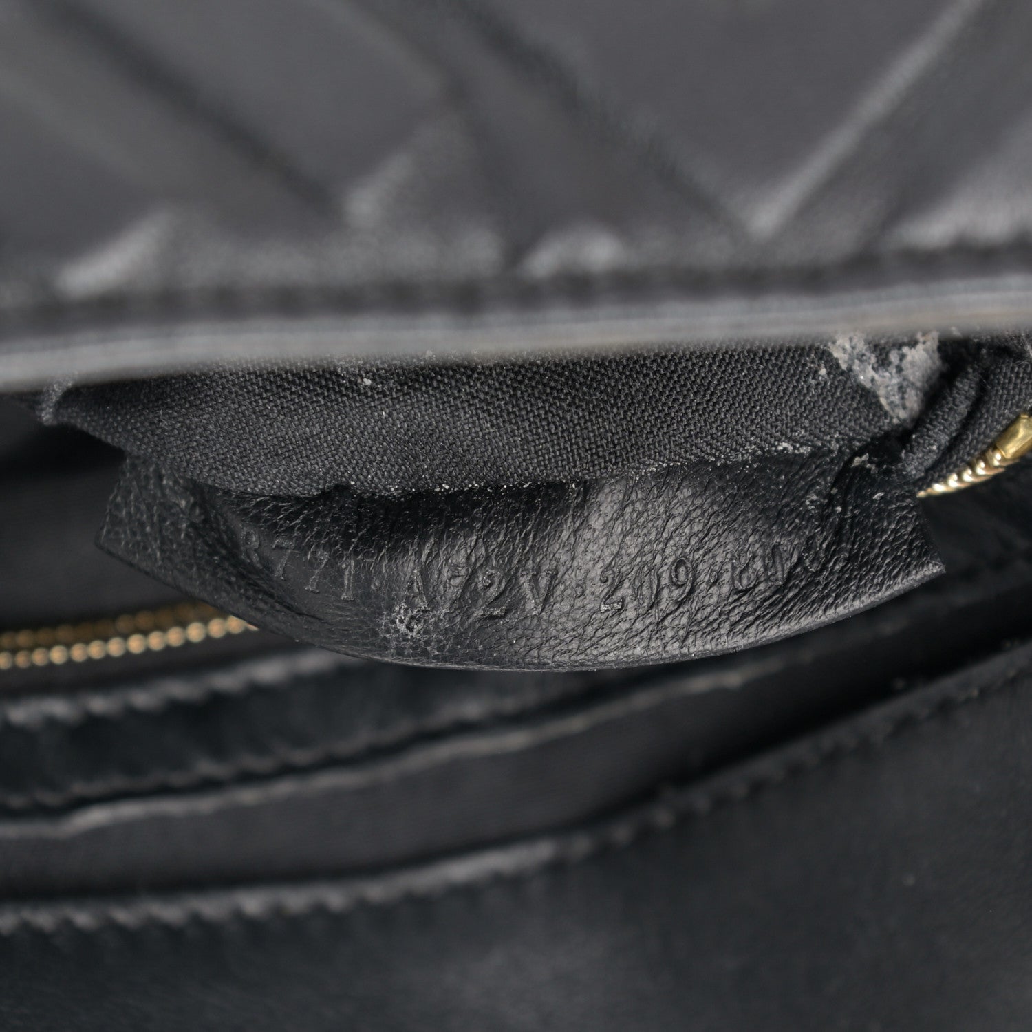 Fendi Nappa FF 1974 Embossed Large Baguette Black 13 of 33