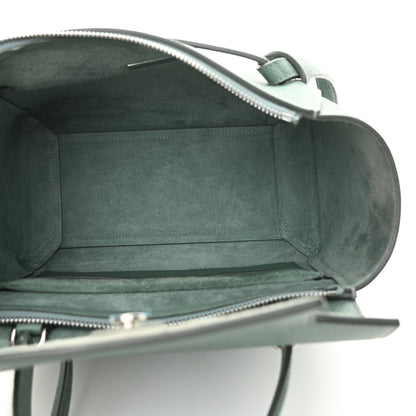 Celine Grained Calfskin Micro Belt Bag Celadon 5 of 11