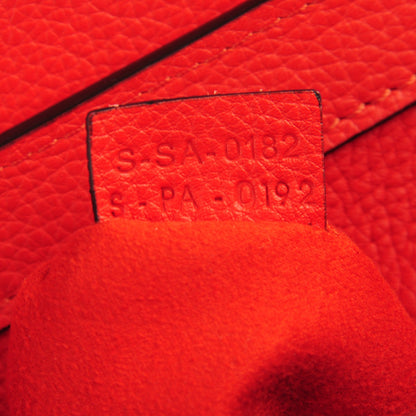 Celine Drummed Calfskin Micro Luggage Vermillion 8 of 8