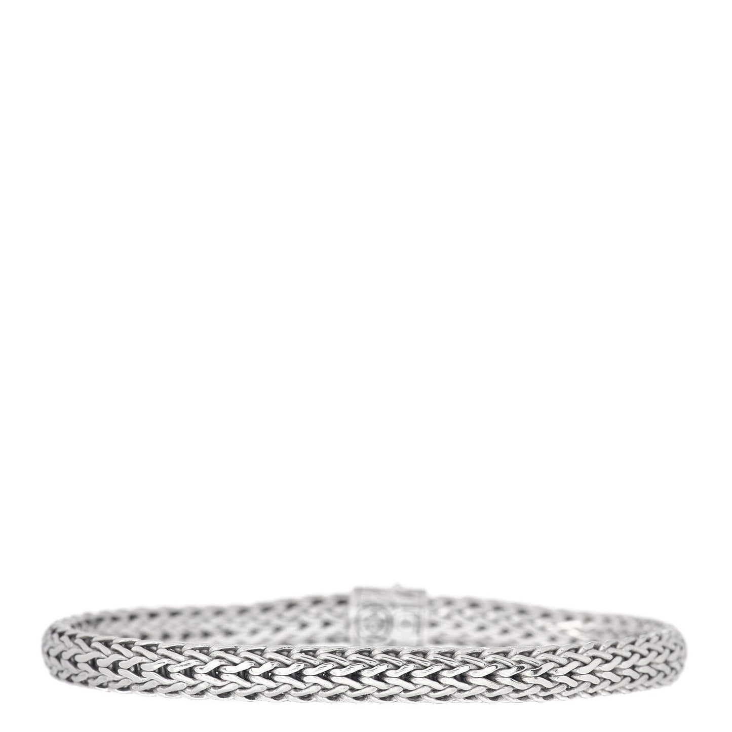 Sterling Silver Black Sapphire 6.5mm Classic Chain Bracelet