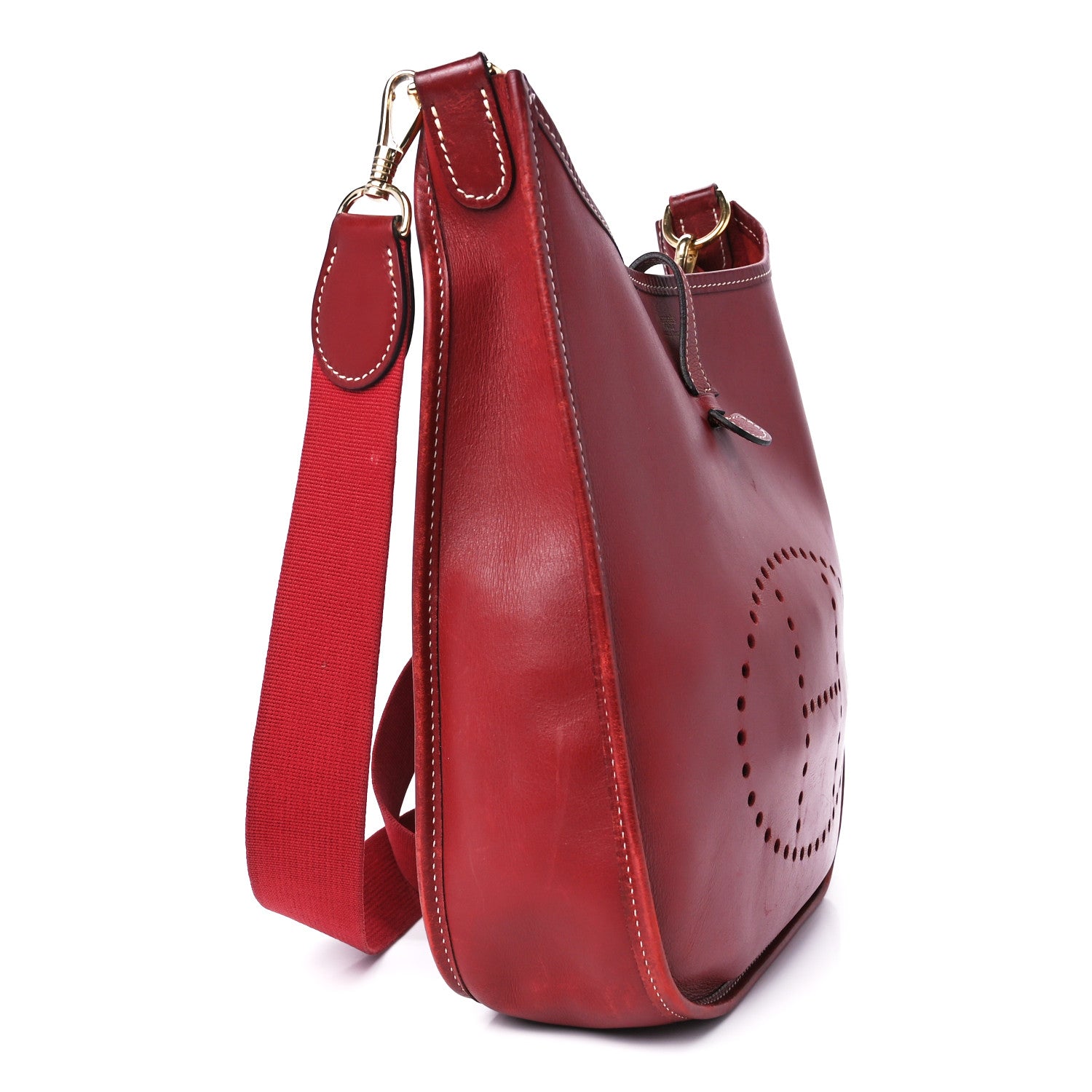 Hermes Chamonix Evelyne PM Rouge H 13 of 14