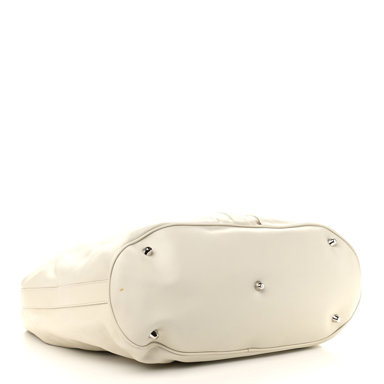 Burberry Calfskin Manor Hobo White 4 of 11