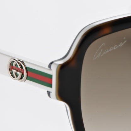 Gucci GG Web Sunglasses 3583/S Tortoise White 7 of 7