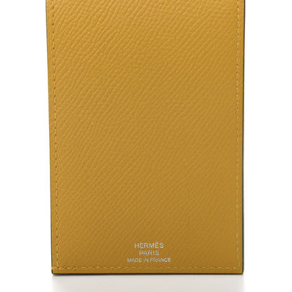Hermes Epsom Evercolor Les Petits Chevaux Card Holder Ambre Brique Rouge H Rose Ete 7 of 10