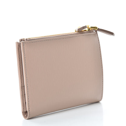 Prada Vitello Move Zip Coin Case Wallet Cipria 3 of 8