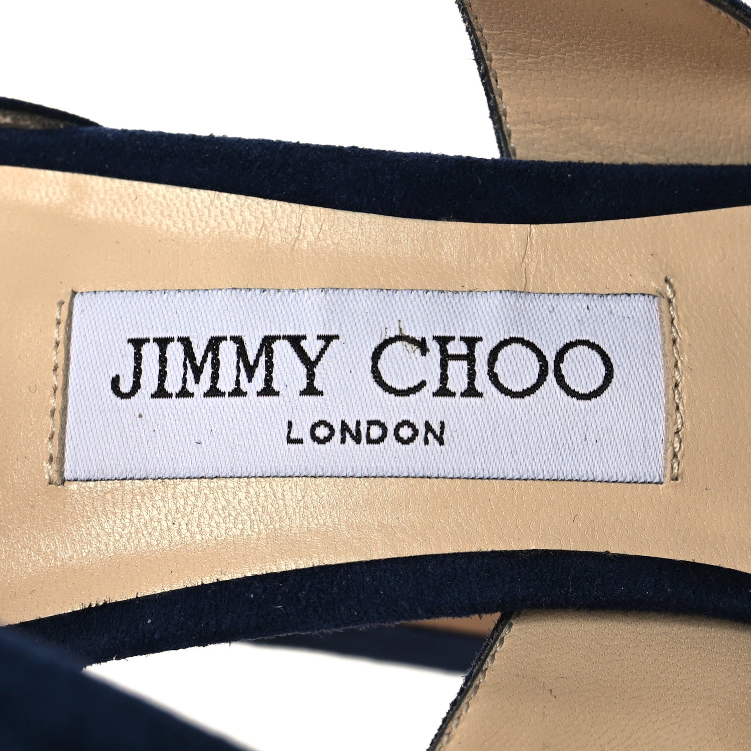 Jimmy Choo Suede April 120 Platform Sandals 38 Blu 7 of 7