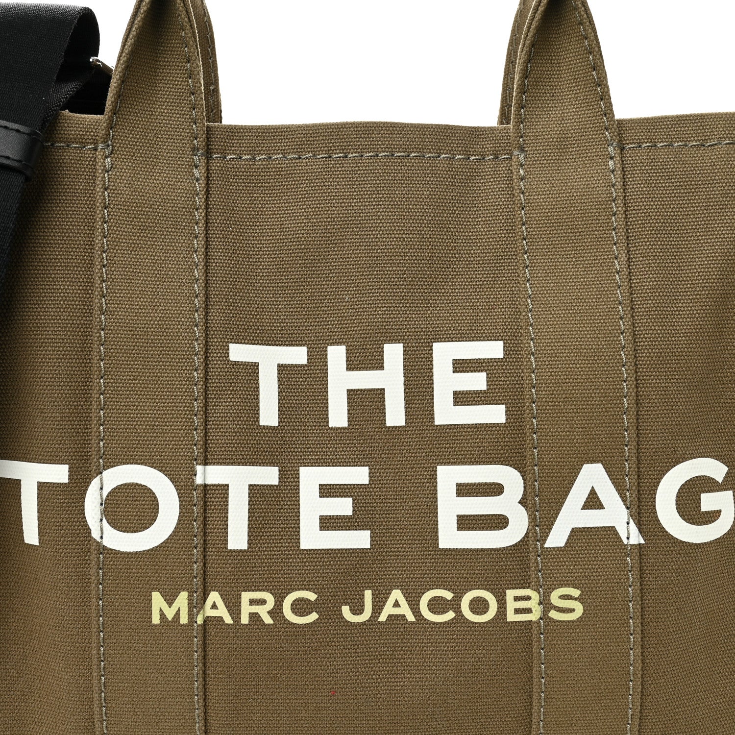 Marc Jacobs Cotton Canvas Medium The Traveler Tote Bag Slate Green