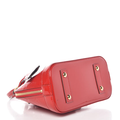 Louis Vuitton Vernis Alma BB Cherry 4 of 10