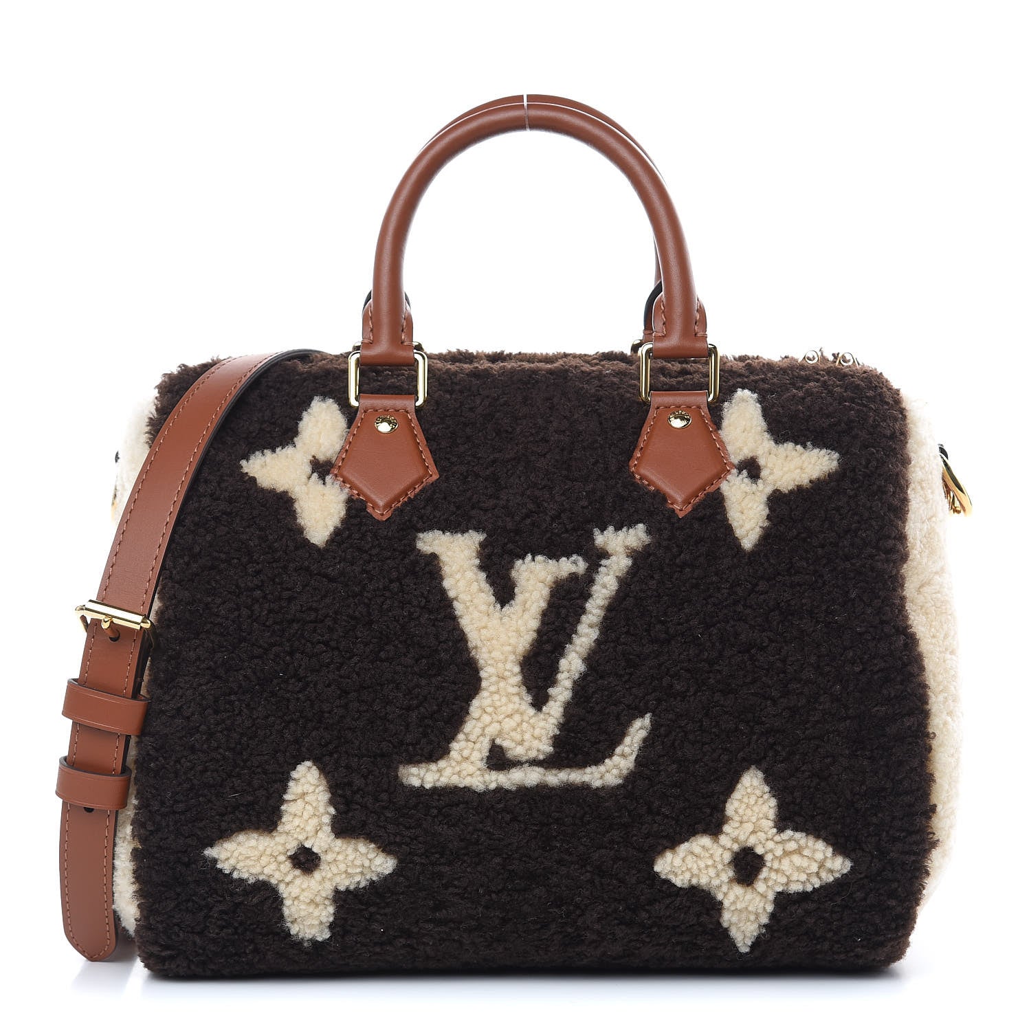 Louis Vuitton Monogram Teddy Speedy Bandouliere 25 1 of 10