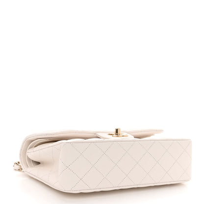 Chanel Caviar Quilted Small Double Flap White 4 of 10