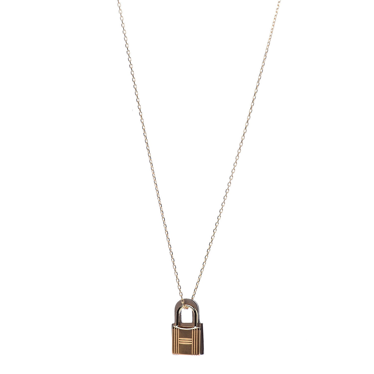Hermes Swift O'Kelly Pendant Necklace Etain 1 of 7