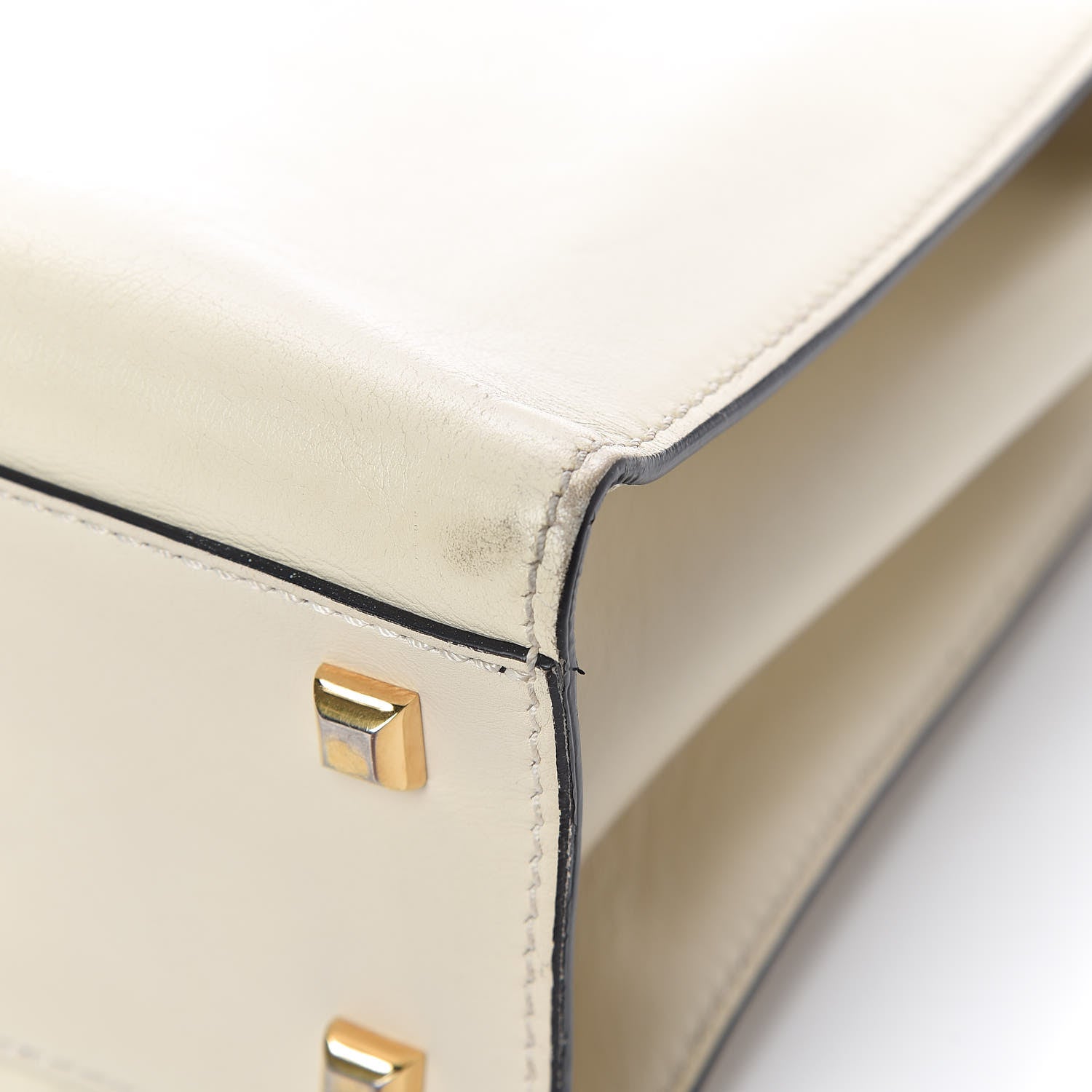 Valentino Garavani Vitello Medium My Rockstud Frame Bag Light Ivory 11 of 15