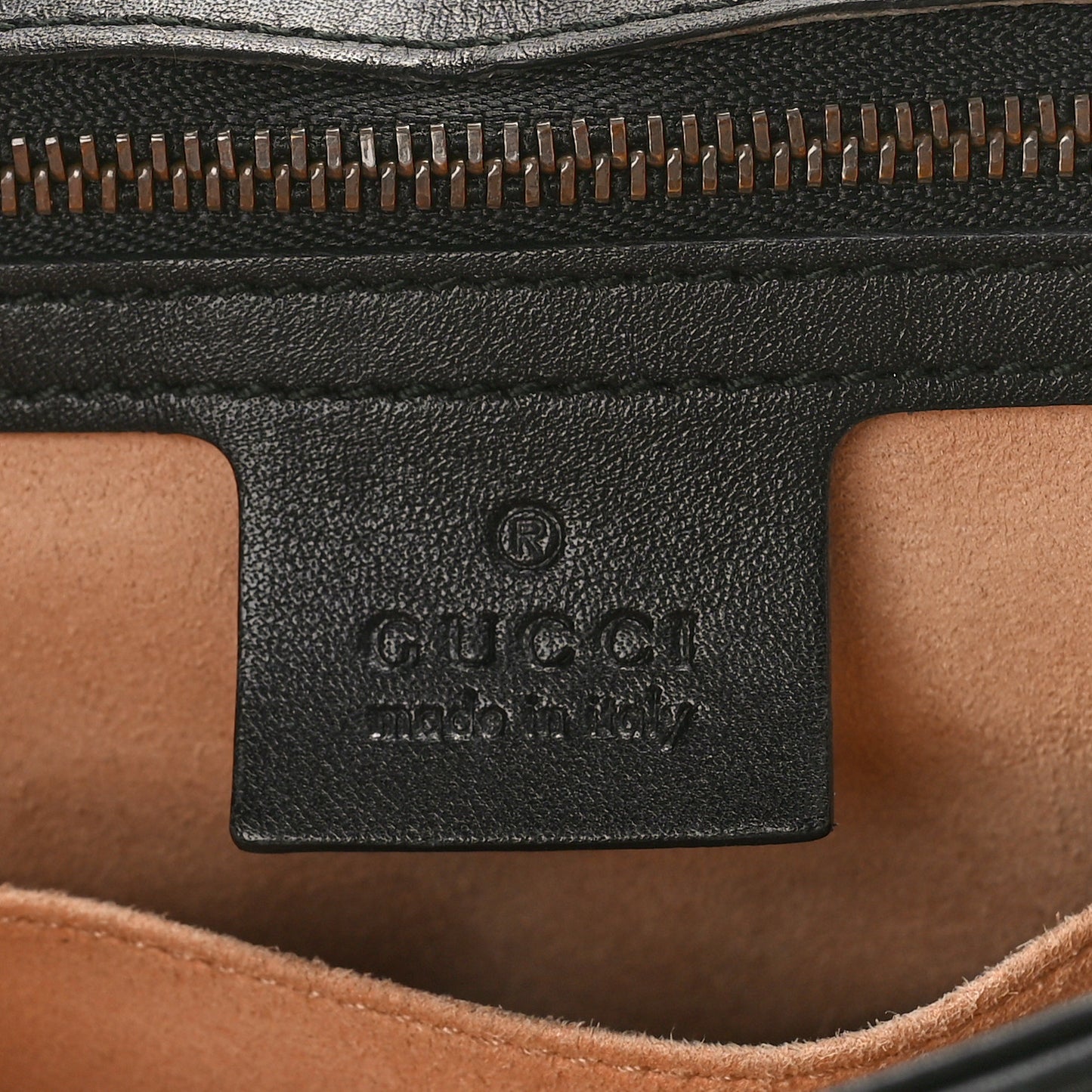 Calfskin Matelasse Medium GG Marmont Shoulder Bag Black