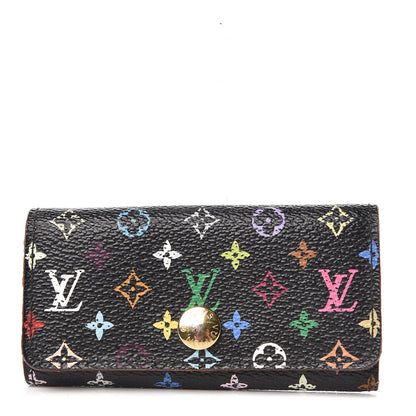 Louis Vuitton Monogram Multicolor Multicles 4 Key Holder Black Grenade 1 of 10