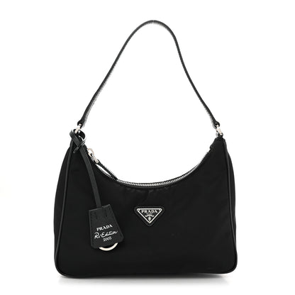 Prada Tessuto Nylon Saffiano Mini Re-Edition 2005 Bag Black 1 of 10