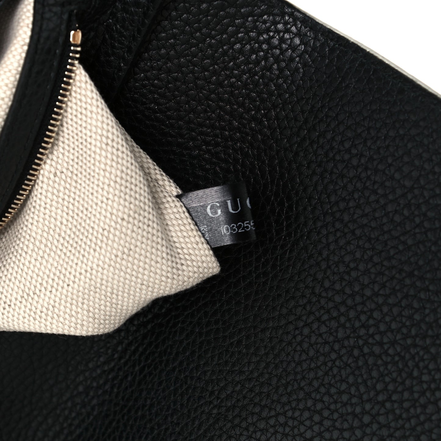 Pebbled Calfskin Medium Soho Flap Crossbody Black