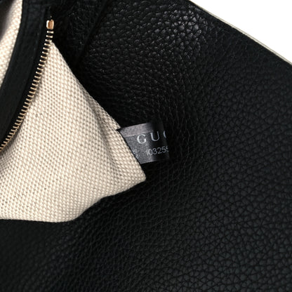 Gucci Pebbled Calfskin Medium Soho Flap Crossbody Black 8 of 11