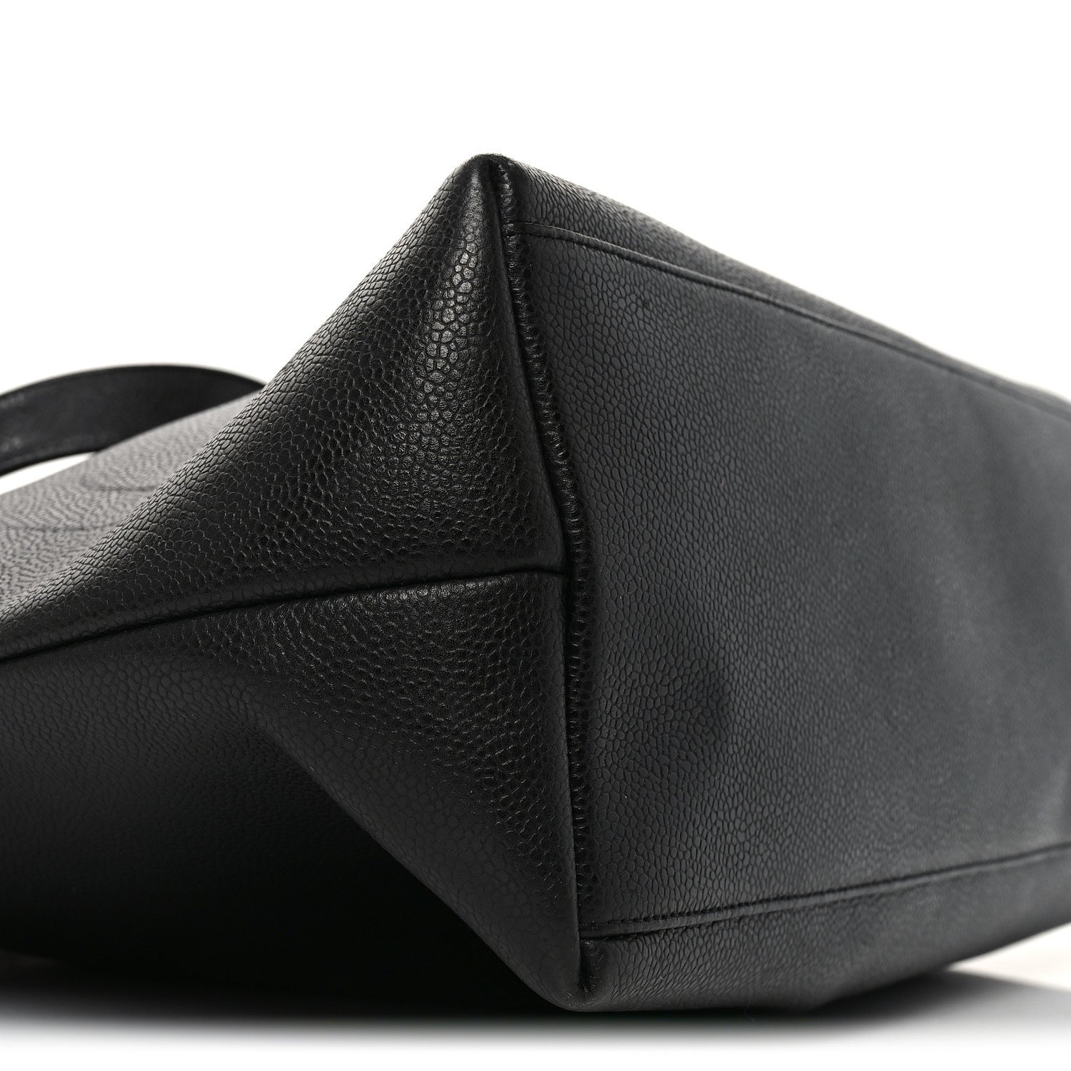 Chanel Caviar Large CC Shoulder Bag Black 8 of 9