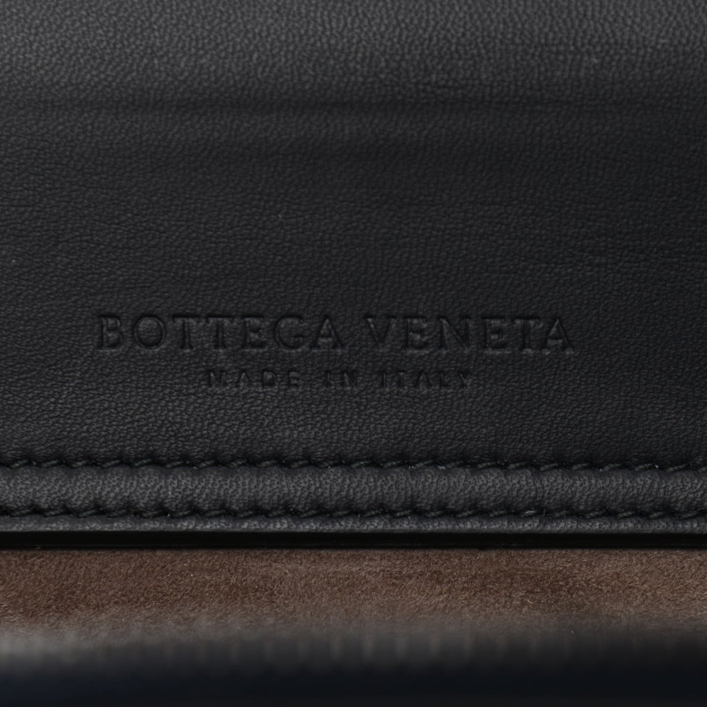 Nappa Intrecciato Shoulder Bag Black