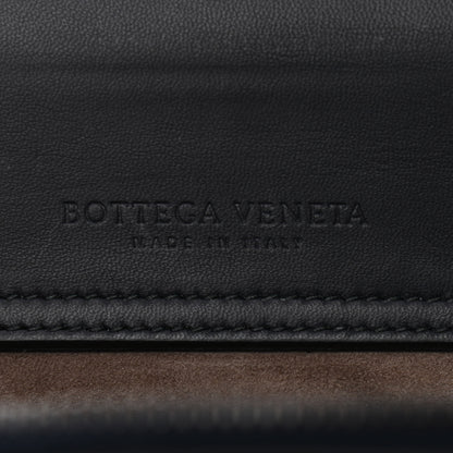 Bottega Veneta Nappa Intrecciato Shoulder Bag Black 5 of 9