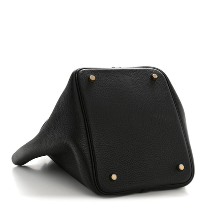Hermes Taurillon Clemence Picotin Lock 22 MM Black 4 of 10