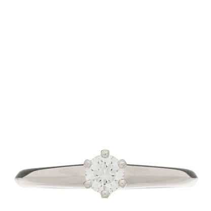 Tiffany Platinum Diamond .24ct Solitaire Engagement Ring 49 5 1 of 7