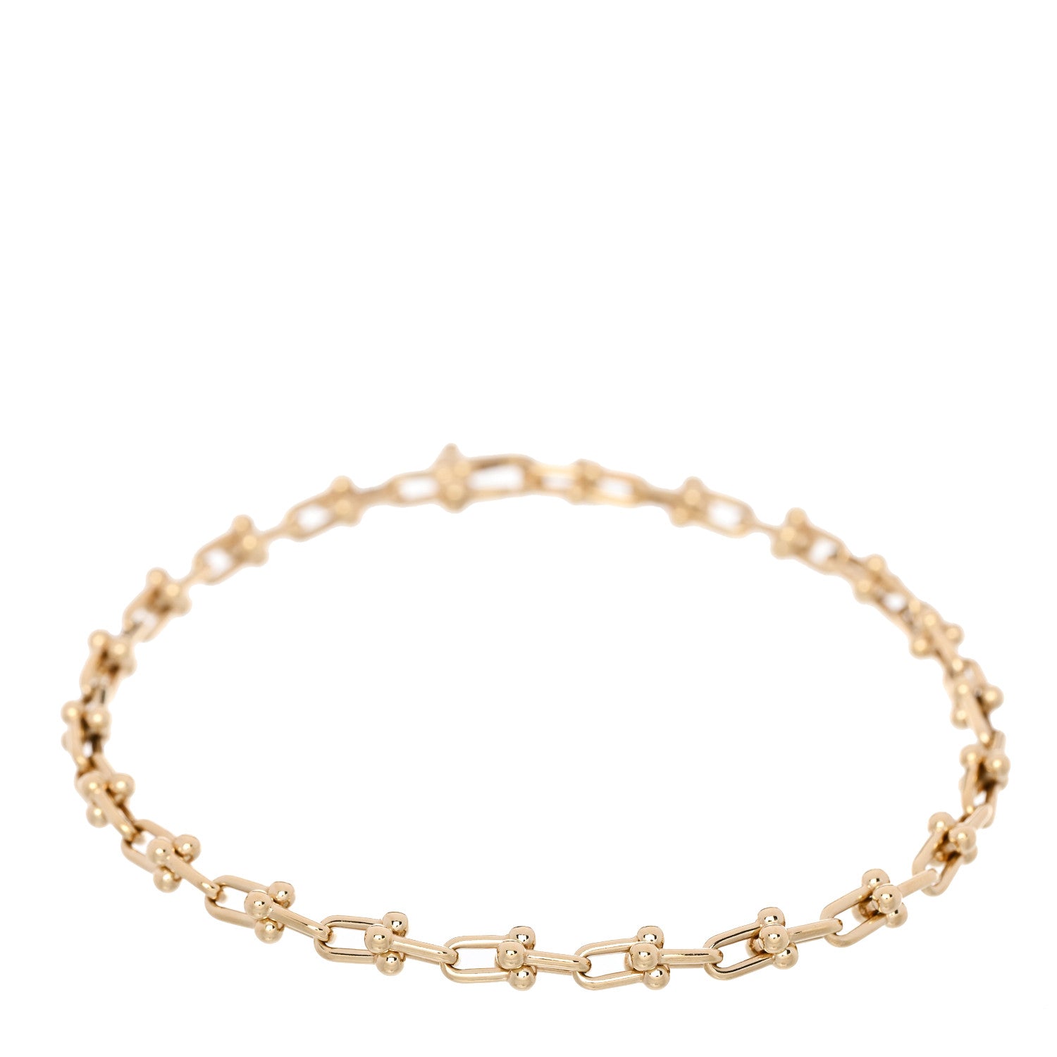 Tiffany 18K Yellow Gold Micro HardWear Link Bracelet 1 of 3