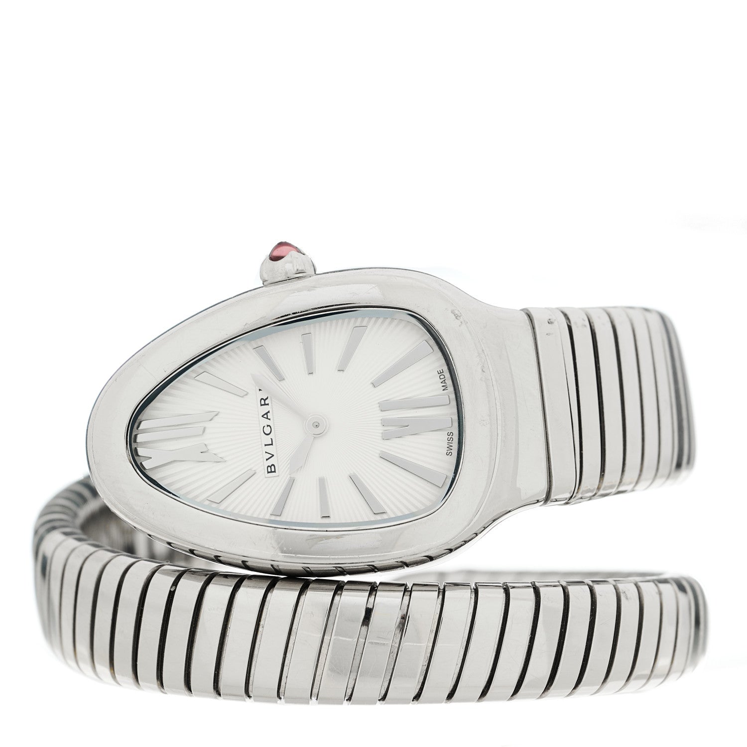 Bulgari Stainless Steel 35mm Serpenti Tubogas Quartz Watch 1 of 5