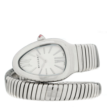 Bulgari Stainless Steel 35mm Serpenti Tubogas Quartz Watch 1 of 5