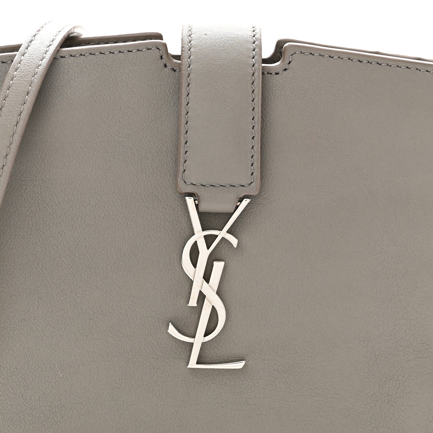 Calfskin Monogram Toy Cabas  Oyster Grey