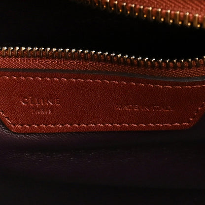 Celine Smooth Calfskin Micro Luggage Burgundy 5 of 21